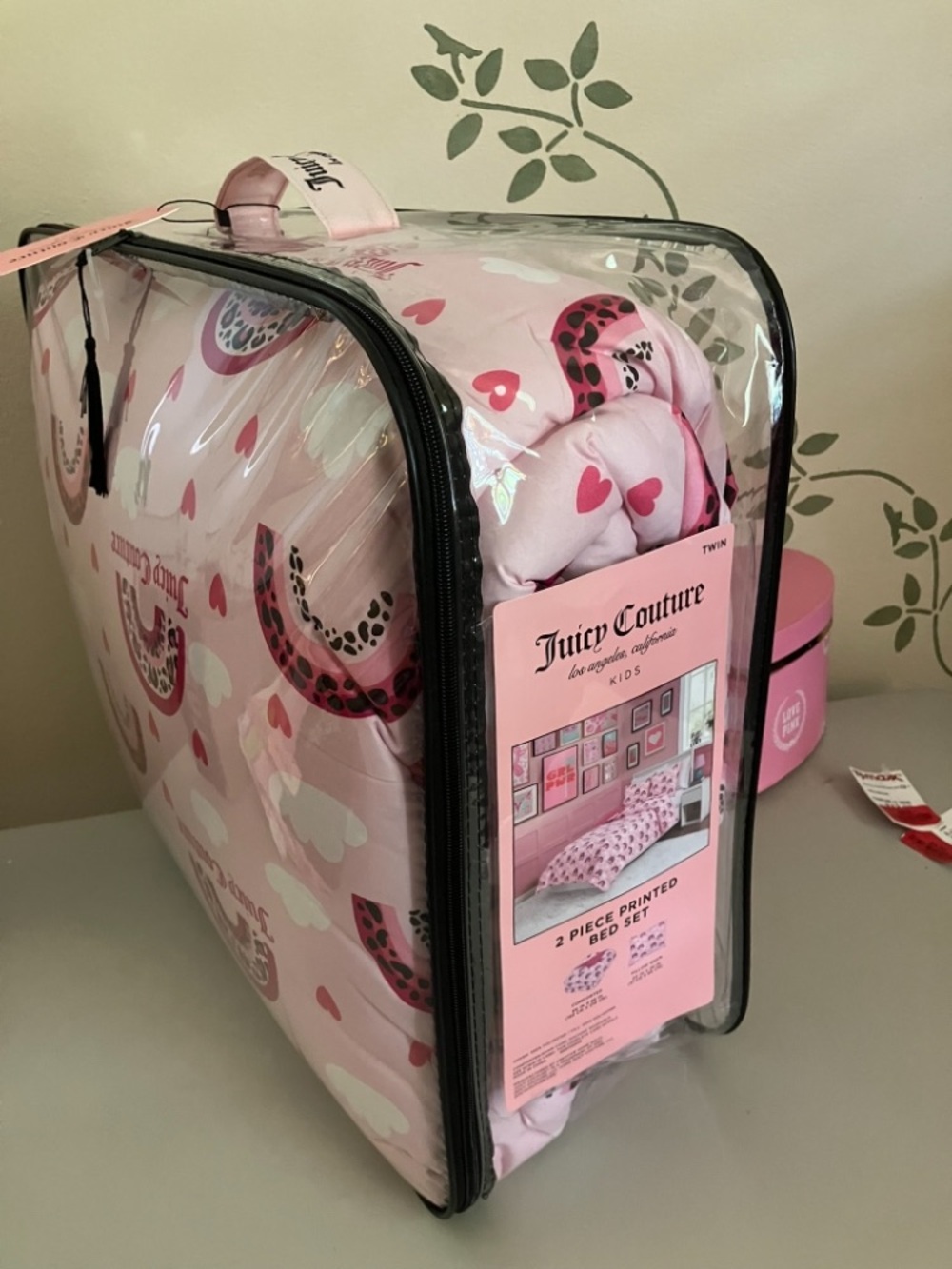 🩷Juicy Couture twin bedding set bed in a bag NWT - Picture 3 of 11